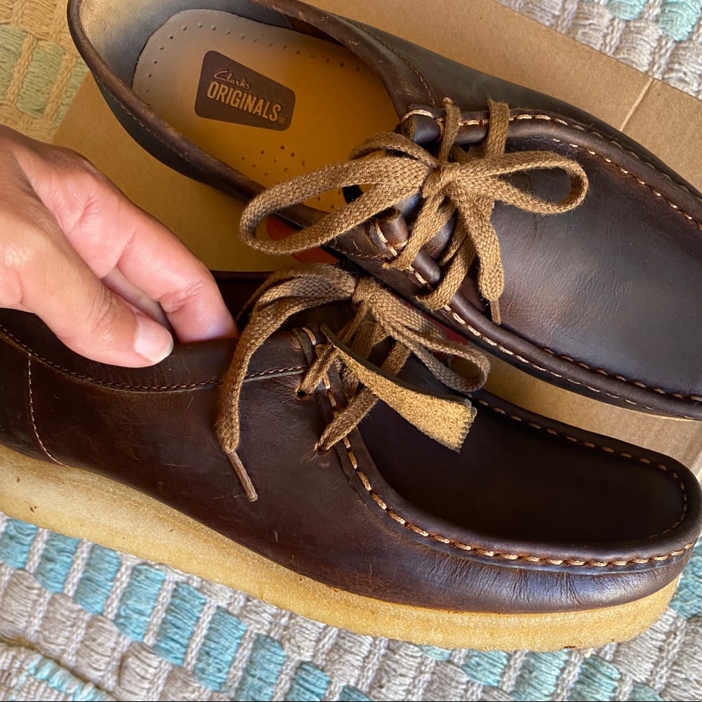 Women’s Clark’s Wallabee Leather Shoes